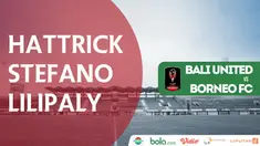 Berita video hattrick yang diciptakan Stefano Lilipaly pada laga Bali United melawan Borneo FC di Grup D Piala Presiden 2018, Jumat (19/1/2018).