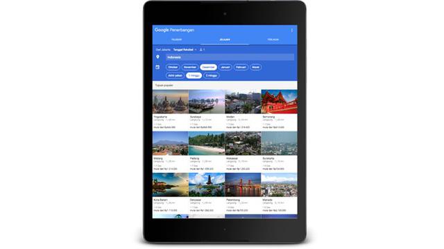 Google Flight Mengudara di Indonesia