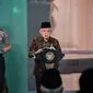 Wakil Presiden RI, KH. Ma'ruf Amin datang ke "Anugerah Adipura 2023" untuk memberikan pidato arahan terkait rencana negara untuk pembangunan berkelanjutan. (dok. KLHK)