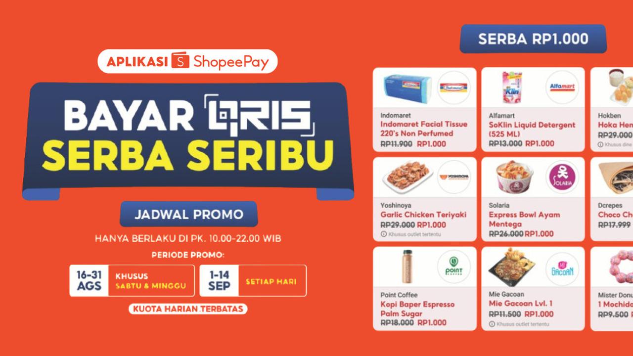 Gajian Lebih Hemat, Ada Promo Weekend Seru Bayar QRIS Serba Seribu