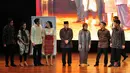 Hadir pula istri Hatta, Okke Rajasa dengan anak-anak dan cucu-cucunya pada peluncuran buku dengan tebal 354 halaman tersebut, Jakarta, Selasa (8/7/14). (Liputan6.com/Johan Tallo)