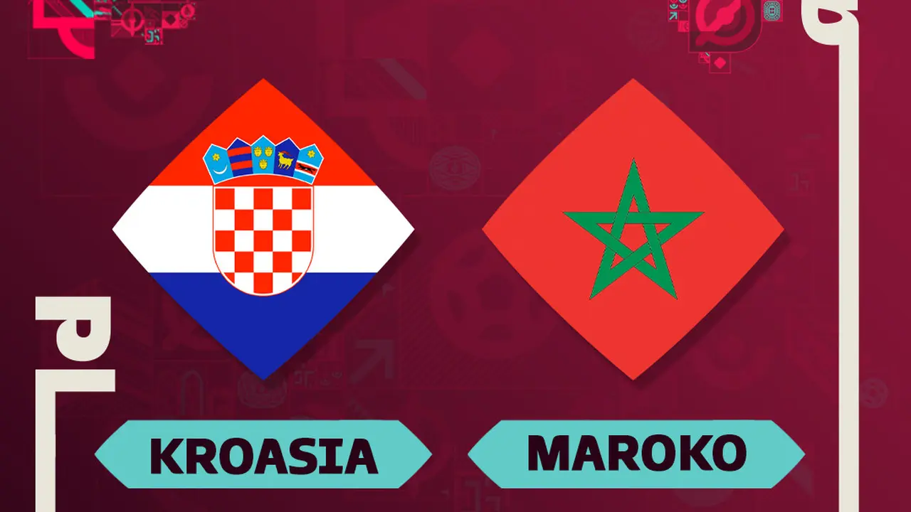 Piala Dunia 2022 - Kroasia Vs Maroko