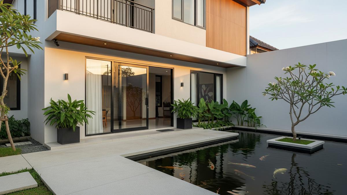 7 Model Kolam Ikan Depan Rumah Minimalis yang Menambah Kesan Asri, Estetis dan Menenangkan