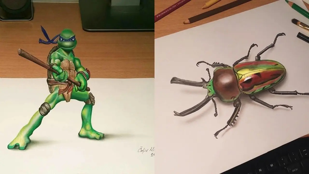 [Bintang] Memusingkan Kepala dengan 10 Gambar 3D yang Keren Ini