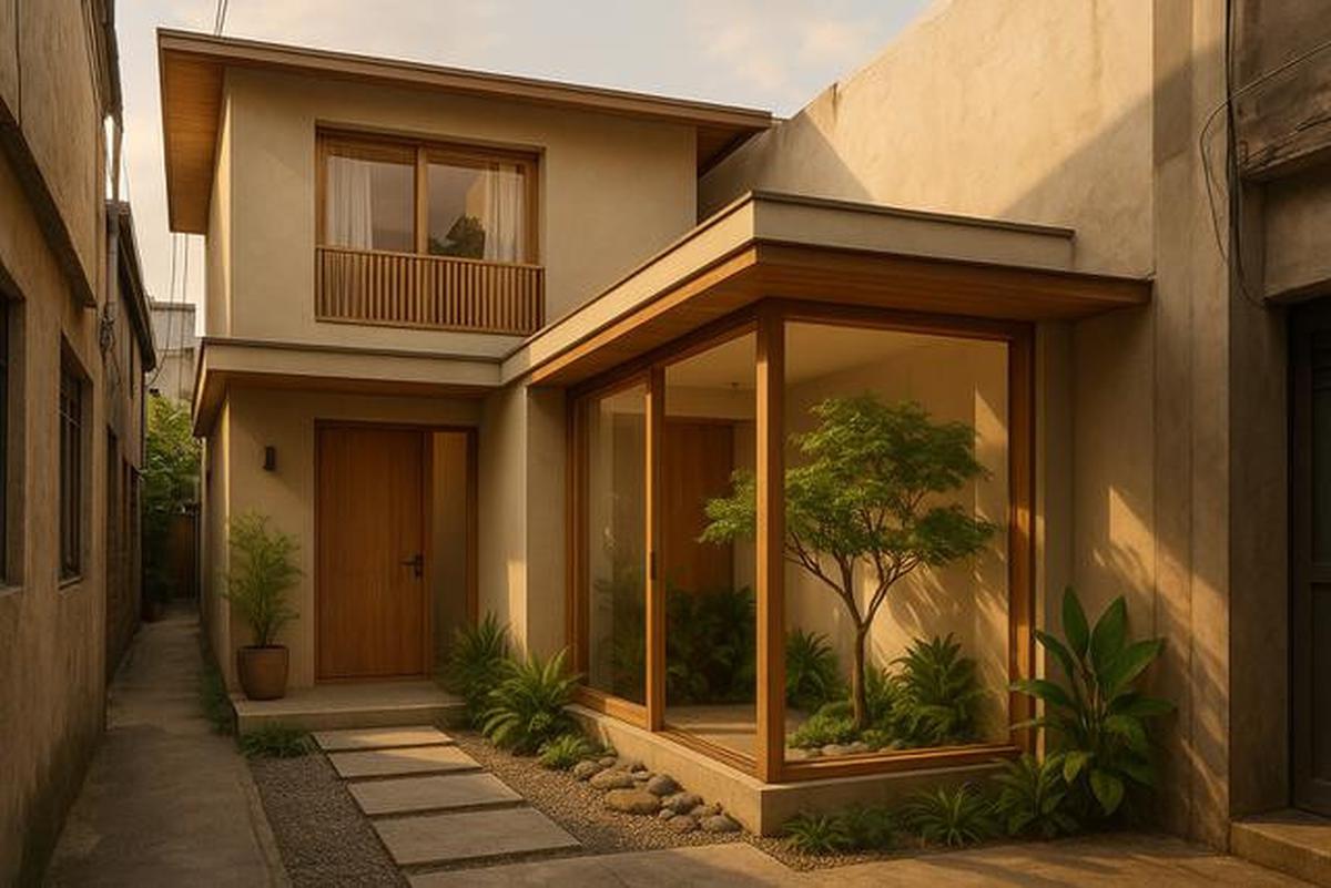 8 Desain Rumah Japandi 2025 di Gang Sempit, Inspirasi Hunian Estetik di Lahan Terbatas