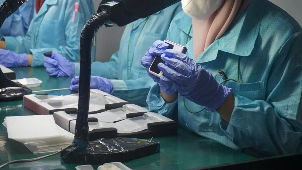 Proses Produksi Oppo Find N2 Flip