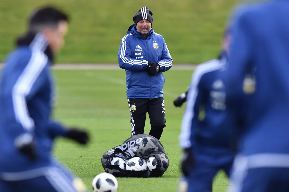 Lionel Messi, Latihan Timnas Argentina