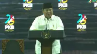 Momen Prabowo Sapa Bahlil di Harlah PKB: Katanya MBG 'Mas Bahlil Ganteng'