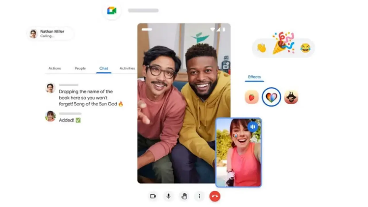 Google Meet. Credit. Google