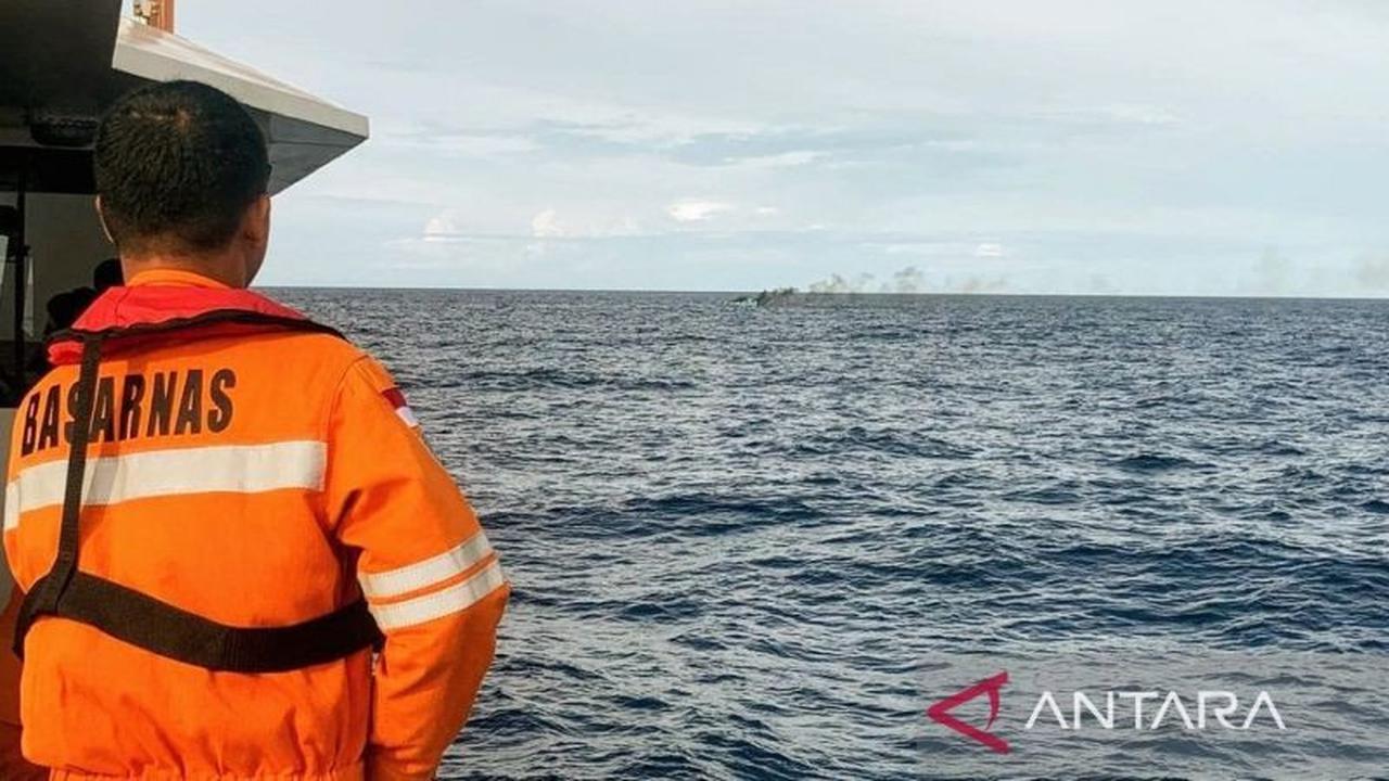 Bangkai Kapal Ikan Terbakar KM Maluku Prima Makmur Ditemukan, 11 Awak Masih Hilang di Laut Banda