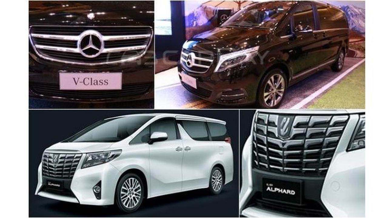 Adu MPV Mewah, Mercy V220d dan Toyota Aplhard