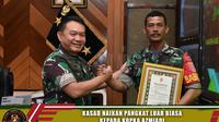 Usai Gadaikan Motor untuk Mengurai Kemacetan, Kasad Beri Kenaikan Pangkat Luar Biasa kepada Kopka Azmiadi (tniad.mil.id)