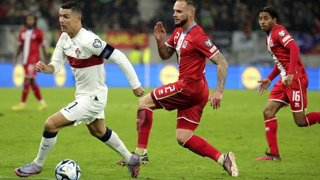 Foto: Cristiano Ronaldo Belum Habis, Borong 2 Gol Bawa Portugal Lumat Luksemburg di Kualifikasi Euro 2024