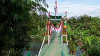 Jembatan Gantung Persempit Waktu Tempuh, Siswa: Dulu Memutar 1 Jam Sekarang Hanya 5 Menit