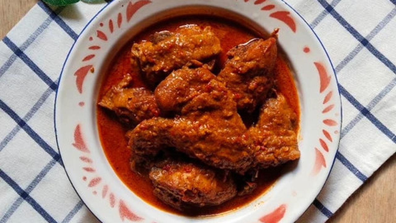 Ilustrasi Rendang Ayam