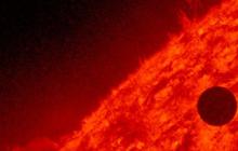 Titik terdingin matahari terlihat saat Venus melintas