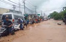 Jalan Pantura Kudus-Pati Lumpuh Akibat Banjir, Lalu Lintas Tersendat Parah
