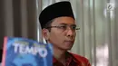 Mantan Gubernur NTB TGB Muhammad Zainul Majdi konferensi pers di Jakarta, Rabu (19/9). TGB beralasan uang di rekeningnya berasal dari penghasilannya sebagai rektor, pemilik ponpes, gubernur, dan sumbangan untuk pesantrennya. (Merdeka.com/Imam Buhori)