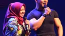 Selebgram yang memiliki banyak video kocak di dunia online itu membagikan pengalamannya. Bagi adik dari aktris Oki Setiana Dewi ini, ini pengalaman pertamanya jadi pembicara. (Bambang E Ros/Bintang.com)