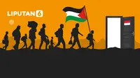 Banner Infografis Wacana Indonesia Tampung Korban Gaza Palestina dan Respons Para Tokoh. (Liputan6.com/Abdillah)