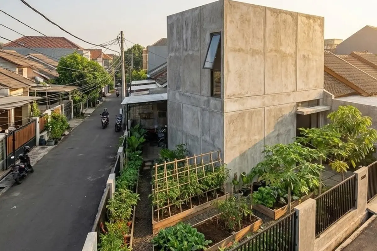Model Rumah Kecil dengan Halaman Luas untuk Berkebun