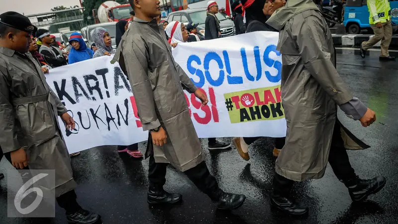 20160921- Tolak Ahok Ratusan Warga Longmarch ke KPUD Jakarta- Faizal Fanani