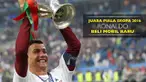 Usai membawa Portugal menjuarai Piala Eropa 2016, Cristiano Ronaldo membeli mobil mewah Bugatti Veyron.