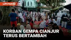Bencana gempa bumi di Cianjur Jawa Barat dan sekitarnya menimbulkan banyak korban. Jumlah korban jiwa dan terluka terus bertambah. Sebagian dirawat di halaman rumah sakit setempat.