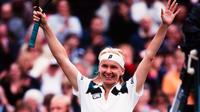 Juara tunggal putri Grand Slam Wimbledon 1998 asal Republik Ceska, Jana Novotna, meninggal dunia dalam usia 49 tahun, Senin (20/11/2017). (Wimbledon)