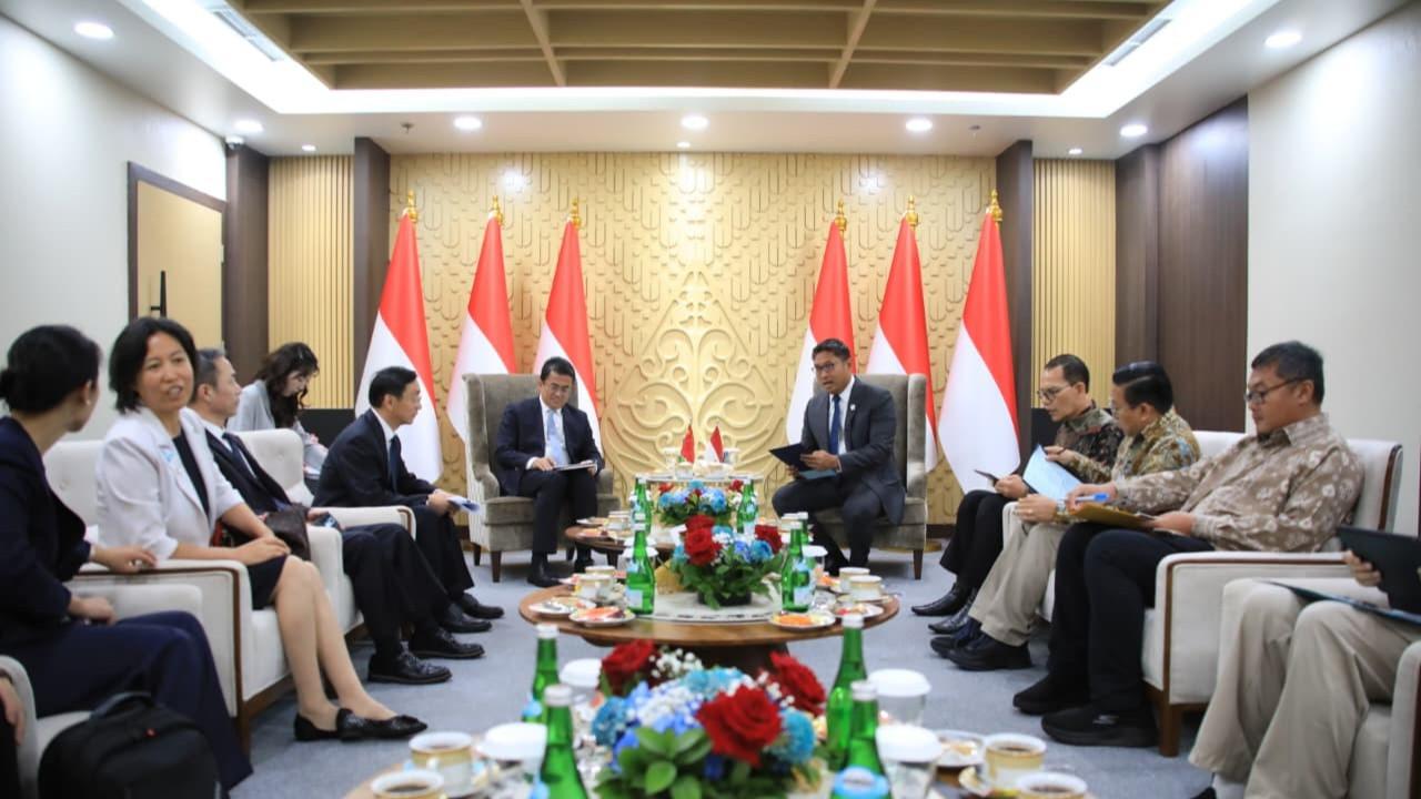 Wamentan Sudaryono bertemu Wakil Menteri Pertanian dan Pembangunan Pedesaan Republik Rakyat Tiongkok (RRT) Maierdan Mugaiti