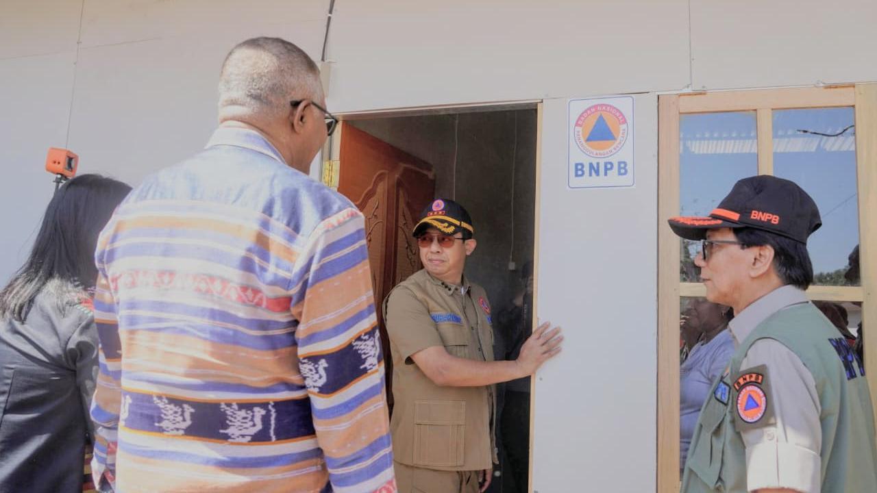 BNPB Percepat Penyaluran Bantuan dan Pembangunan Hunian Korban Gempa NTT