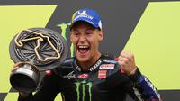 Fabio Quartararo juara di MotoGP Inggris (AFP)