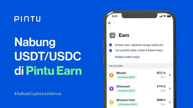 Nabung USDT/USDC di Aplikasi PINTU.