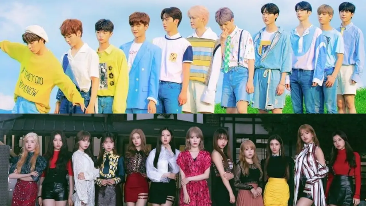 X1 dan Iz*One (Soompi)