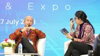 Direktur Teknologi Informasi BPJS Kesehatan, Edwin Aristiawan dalam acara Digital Transformation Indonesia Conference and Expo (DTI CX) 2023.