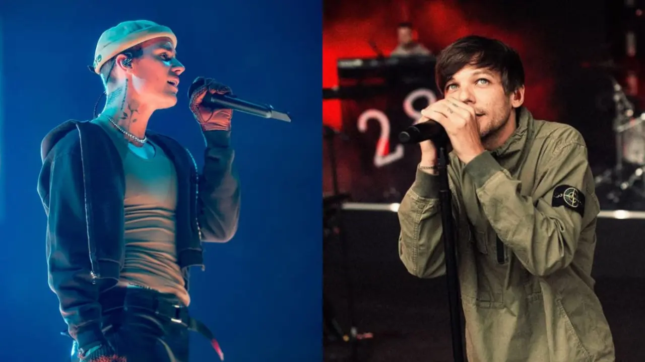 Justin Bieber dan Louis Tomlinson