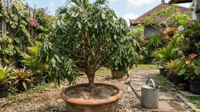 Terapi Stres Air untuk Pohon Kelengkeng Pendek