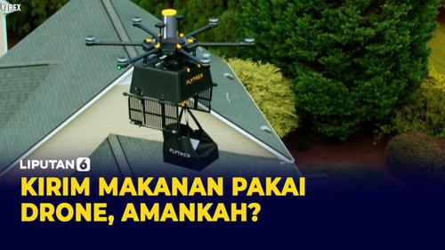 VIDEO: Kirim Barang Manfaatkan Drone Makin Populer