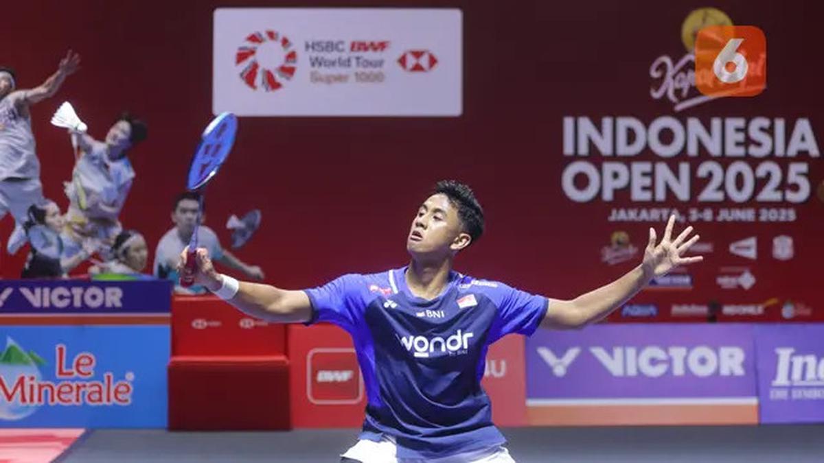 Foto: Tampil Meyakinkan, Alwi Farhan Singkirkan HS Prannoy dari Indonesia Open 2025