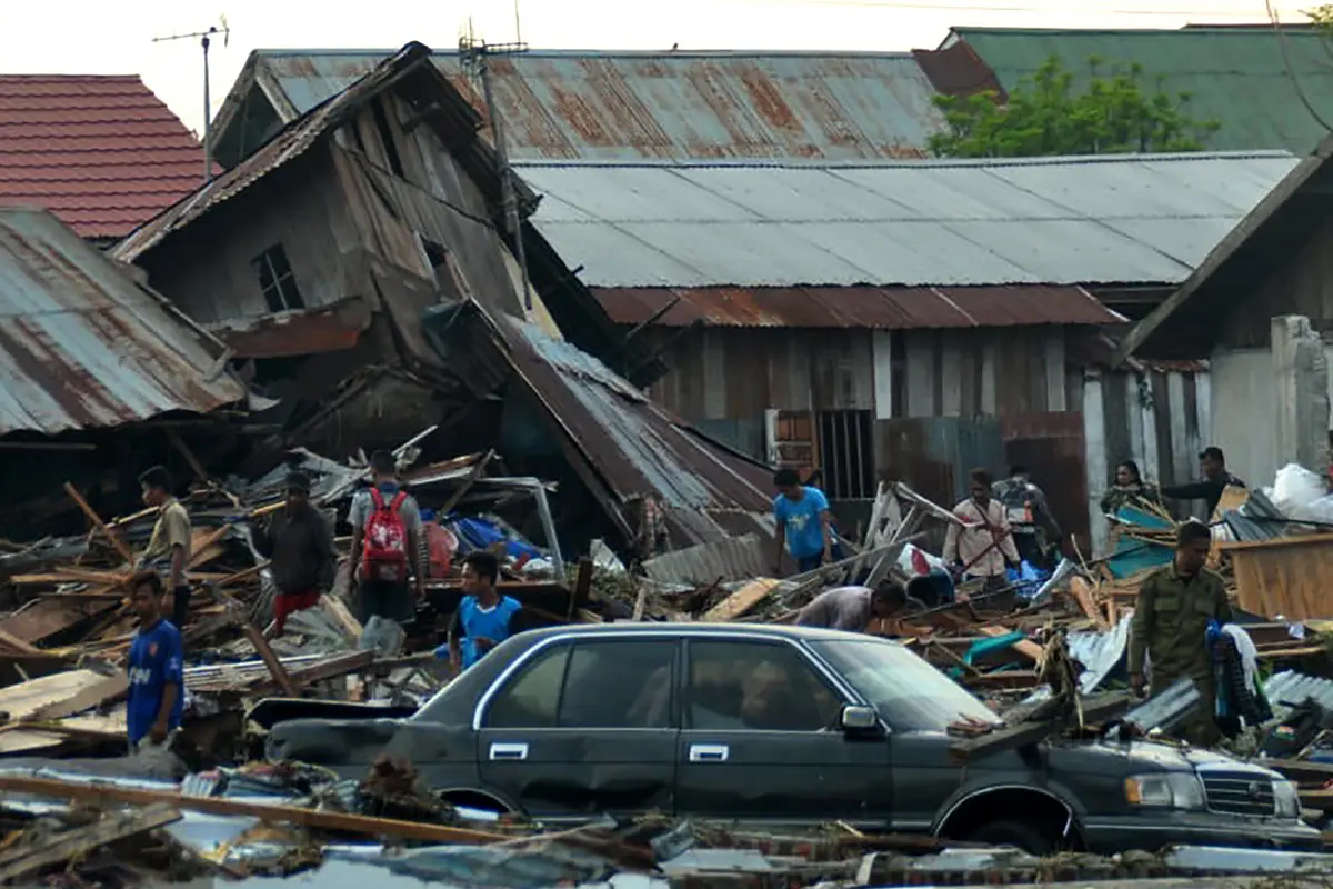 Tsunami di Kota Palu