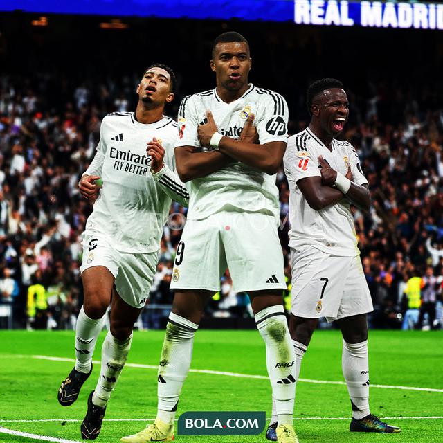 Real Madrid - Jude Bellingham, Kylian Mbappe, Vinicius Junior