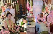 Potret Haru dan Kocak Siraman Thariq Halilintar dan Aaliyah Massaid, MC Sempat Salah Sebut Nama Jadi Atta Halilintar