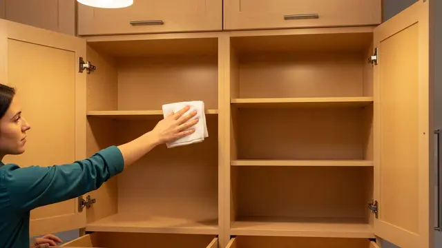 Cara Membersihkan Bau Kotoran Kecoa di Lemari Dapur
