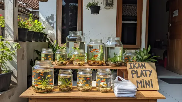 Ide Ternak Ikan Mini di Stoples Kaca Bikin Rumah Jadi Estetik dan Menguntungkan