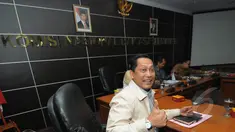  Kepala Bareskrim Inspektur Jenderal Polisi, Budi Waseso saat memenuhi panggilan Komnas HAM terkait penangkapan Bambang Widjojanto, Jakarta, Jumat (30/1/2015). (Liputan6.com/Herman Zakharia)