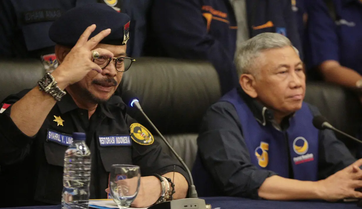 Partai Nasdem menyampaikan somasi atau peringatan hukum kepada Rizal Ramli untuk menarik pernyataannya. (Liputan6.com/ Faizal Fanani)