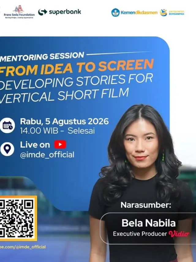 Mentoring Session 2 bertajuk "From Idea to Screen: Developing Stories for Vertical Short Film