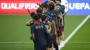 Portugal saat ini berada di puncak klasemen Grup J Kualifikasi Euro 2024 dengan torehan sempurna 18 poin dari enam pertandingan yang sudah dijalani. (MIGUEL RIOPA / AFP)