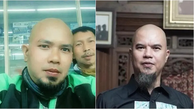 Driver Ojol Viral, 7 Potretnya Dinilai Mirip Ahmad Dhani