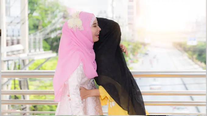 ramadan memaafkan perempuan hijab